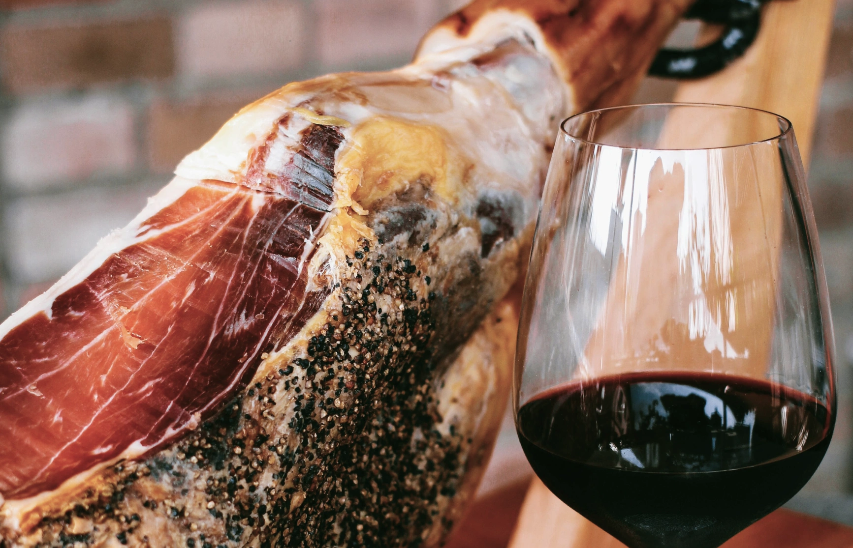 jamon y vino